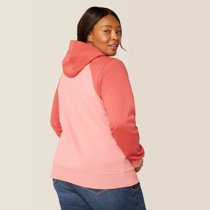 Rebar Colorblocked 12 Zip Hoodie Mauveglowmineral Red Women Ariat Sweatshirts and Hoodies Rebar Colorblocked 12 Zip Hoodie Mauveglowmineral Red Women Ariat Sweatshirts and Hoodies