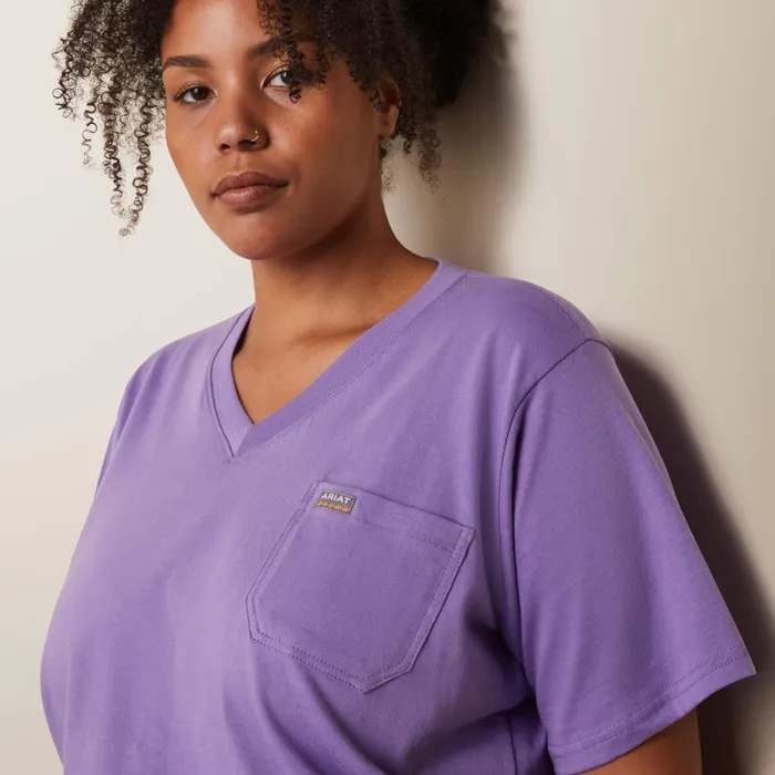Rebar Cotton Strong American Flag Graphc TShirt Paisley Purple Women Ariat TShirts and Tops Rebar Cotton Strong American Flag Graphc TShirt Paisley Purple Women Ariat TShirts and Tops