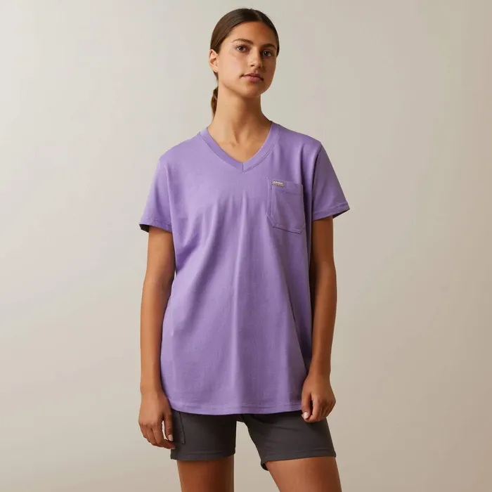 Rebar Cotton Strong American Flag Graphc TShirt Paisley Purple Women Ariat TShirts and Tops Rebar Cotton Strong American Flag Graphc TShirt Paisley Purple Women Ariat TShirts and Tops