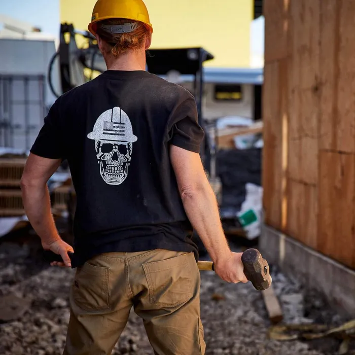 Rebar Cotton Strong Roughneck Graphic TShirt Black Men Ariat TShirts and Polos Rebar Cotton Strong Roughneck Graphic TShirt Black Men Ariat TShirts and Polos