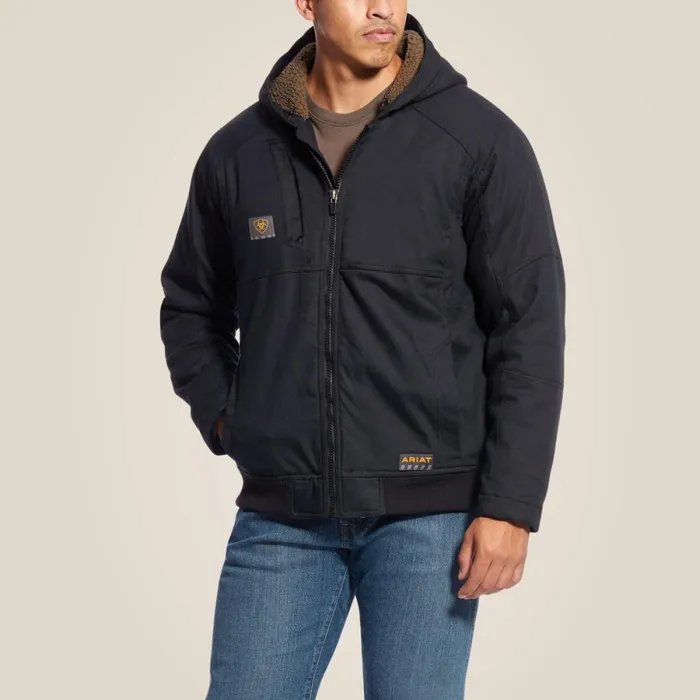 Rebar DuraCanvas Jacket Black Men Ariat Jackets and Vests