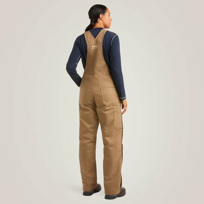 Rebar DuraCanvas Stretch Insulated Bib Field Khaki Women Ariat Pants and Shorts