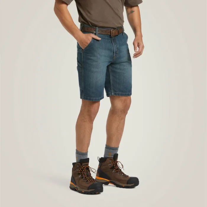 Rebar DuraStretch Denim Utility Short Phantom Men Ariat Denim
