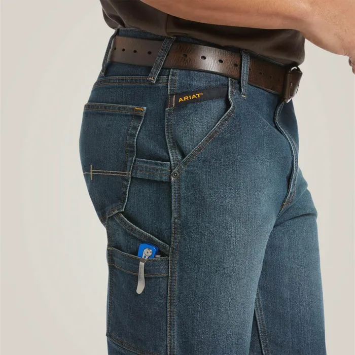 Rebar DuraStretch Denim Utility Short Phantom Men Ariat Denim Rebar DuraStretch Denim Utility Short Phantom Men Ariat Denim