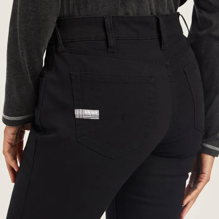Rebar DuraStretch Made Tough Straight Leg Pant Black Women Ariat Pants and Shorts Rebar DuraStretch Made Tough Straight Leg Pant Black Women Ariat Pants and Shorts