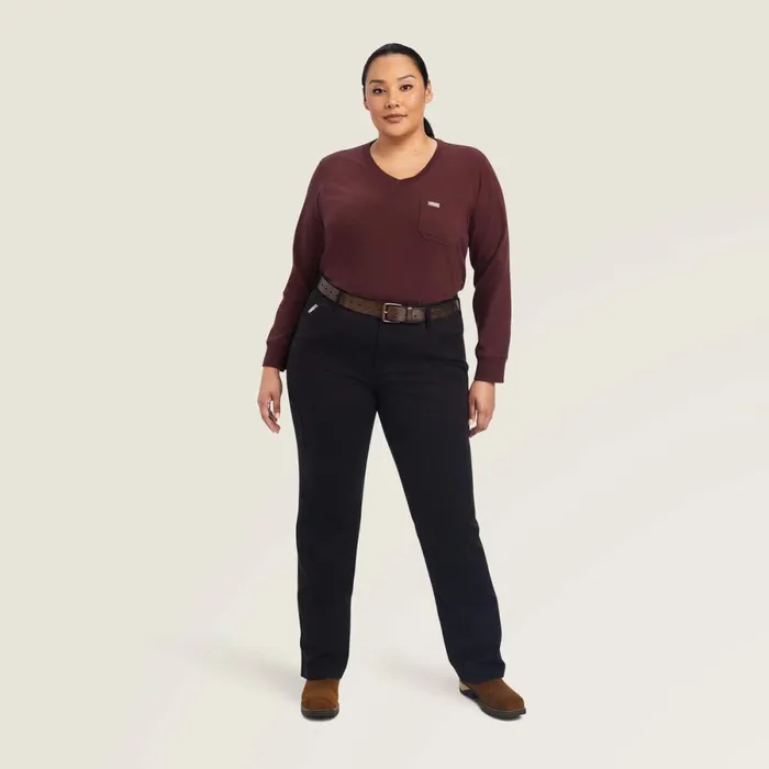 Rebar DuraStretch Made Tough Straight Leg Pant Black Women Ariat Pants and Shorts Rebar DuraStretch Made Tough Straight Leg Pant Black Women Ariat Pants and Shorts