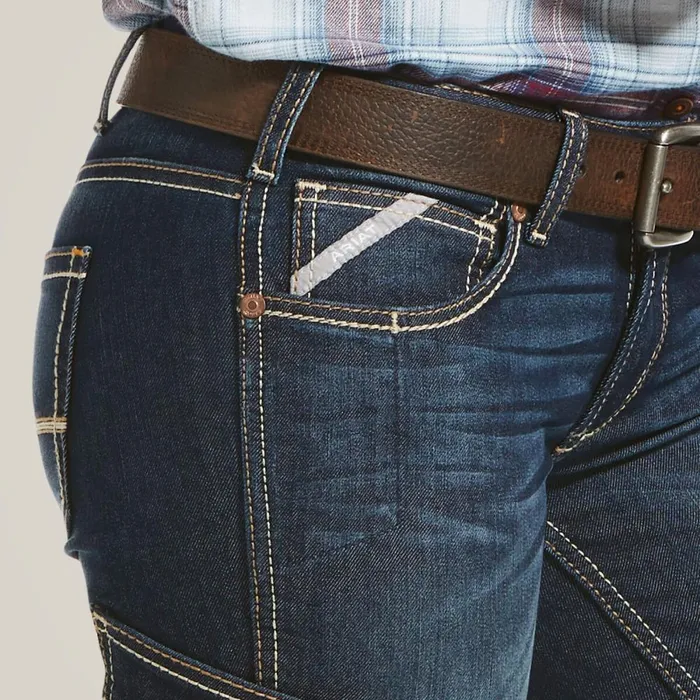 Rebar DuraStretch Riveter Boot Cut Jean Hallow Women Ariat Denim Rebar DuraStretch Riveter Boot Cut Jean Hallow Women Ariat Denim