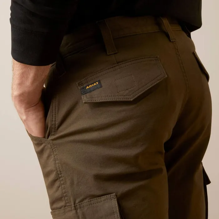 Rebar M4 Relaxed Made Tough Cargo Straight Pant Wren Men Ariat Pants and Shorts Rebar M4 Relaxed Made Tough Cargo Straight Pant Wren Men Ariat Pants and Shorts