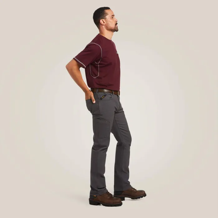 Rebar M7 DuraStretch Made Tough Straight Pant Rebar Grey Men Ariat Pants and Shorts Rebar M7 DuraStretch Made Tough Straight Pant Rebar Grey Men Ariat Pants and Shorts