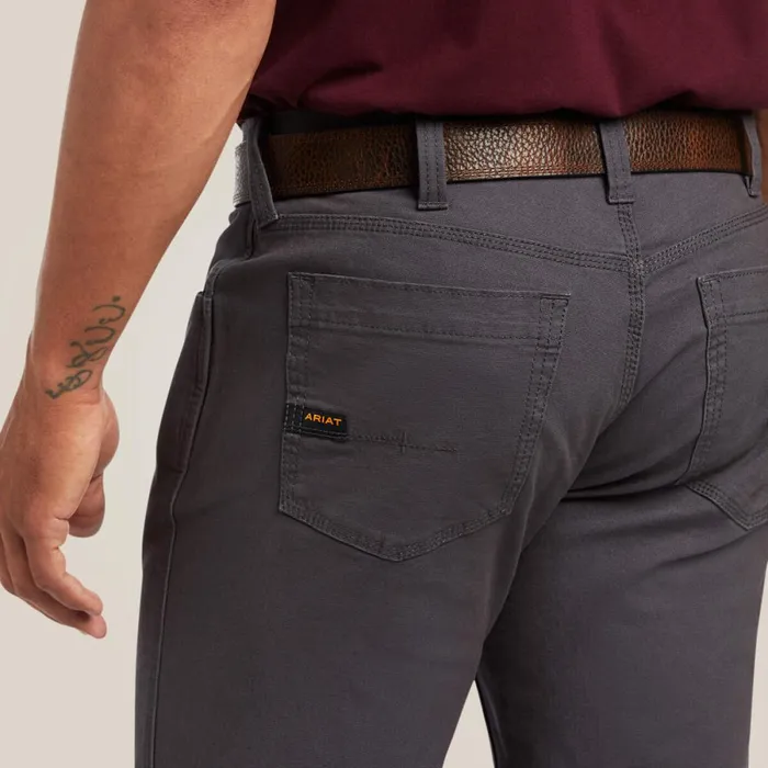 Rebar M7 DuraStretch Made Tough Straight Pant Rebar Grey Men Ariat Pants and Shorts Rebar M7 DuraStretch Made Tough Straight Pant Rebar Grey Men Ariat Pants and Shorts