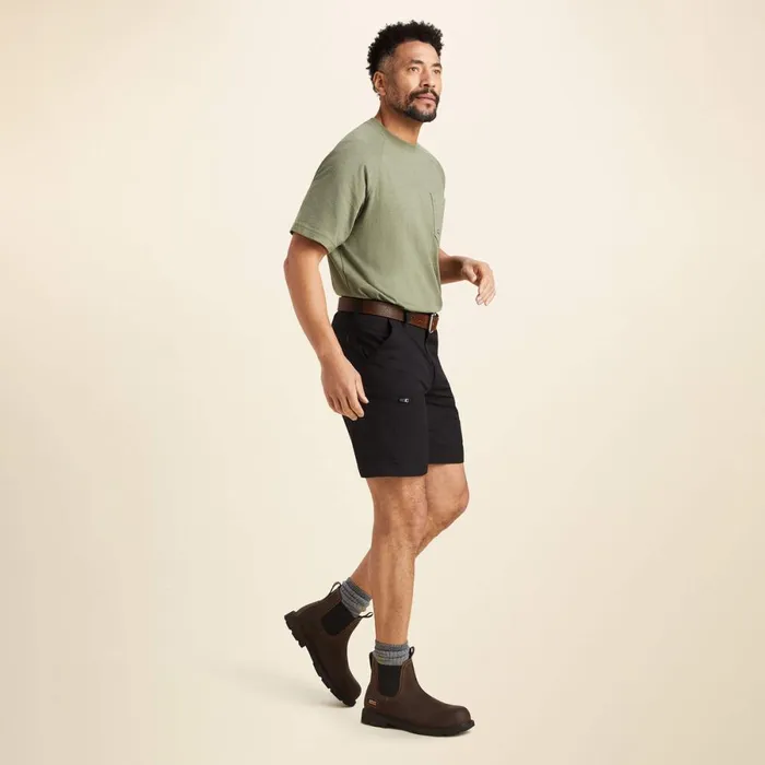 Rebar WorkFlow Ultralight Short Black Men Ariat Pants and Shorts Rebar WorkFlow Ultralight Short Black Men Ariat Pants and Shorts