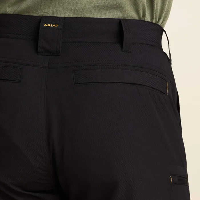 Rebar WorkFlow Ultralight Short Black Men Ariat Pants and Shorts Rebar WorkFlow Ultralight Short Black Men Ariat Pants and Shorts