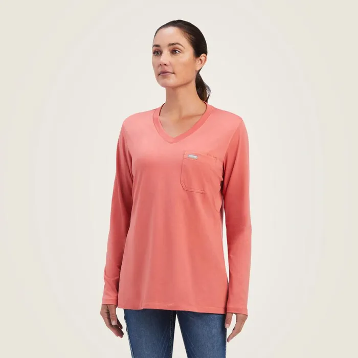 Rebar Workman Barn Graphic TShirt Faded Rose Women Ariat TShirts and Tops Rebar Workman Barn Graphic TShirt Faded Rose Women Ariat TShirts and Tops