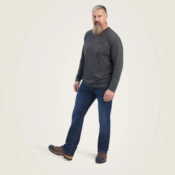 Rebar Workman Born For This Graphic TShirt Charcoal Heather Men Ariat TShirts and Polos Rebar Workman Born For This Graphic TShirt Charcoal Heather Men Ariat TShirts and Polos