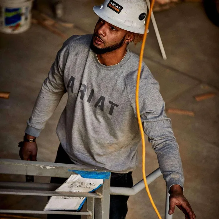 Rebar Workman Logo TShirt Black Men Ariat TShirts and Polos Rebar Workman Logo TShirt Black Men Ariat TShirts and Polos