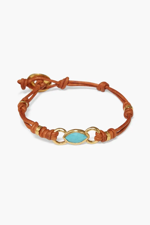 Reina Single Wrap Bracelet Turquoise Women Chan Luu Bracelets