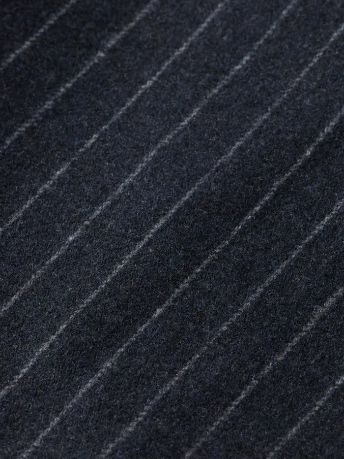 RELAXED 3BUTTON WOOLBLEND PINSTRIPE BLAZER Charcoal Stripe Men Scotch and Soda Blazers and Waistcoats RELAXED 3BUTTON WOOLBLEND PINSTRIPE BLAZER Charcoal Stripe Men Scotch and Soda Blazers and Waistcoats