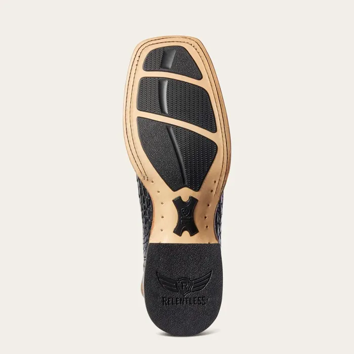 Relentless Winner039s Circle Western Boot Black Caiman Belly Men Ariat Western Boots Relentless Winner039s Circle Western Boot Black Caiman Belly Men Ariat Western Boots