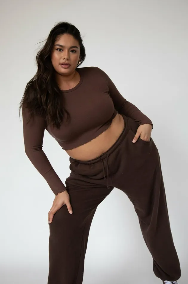 RESA Basics Eddy Top In Brown 8211 Women