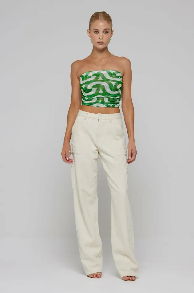 RESA Basics Elsa Cargo Pant In Cream 8211 Women