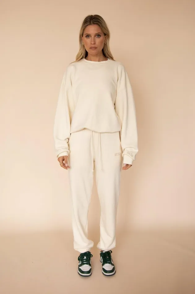 RESA Lounge Gunner Sweatshirt In Bone 8211 Women