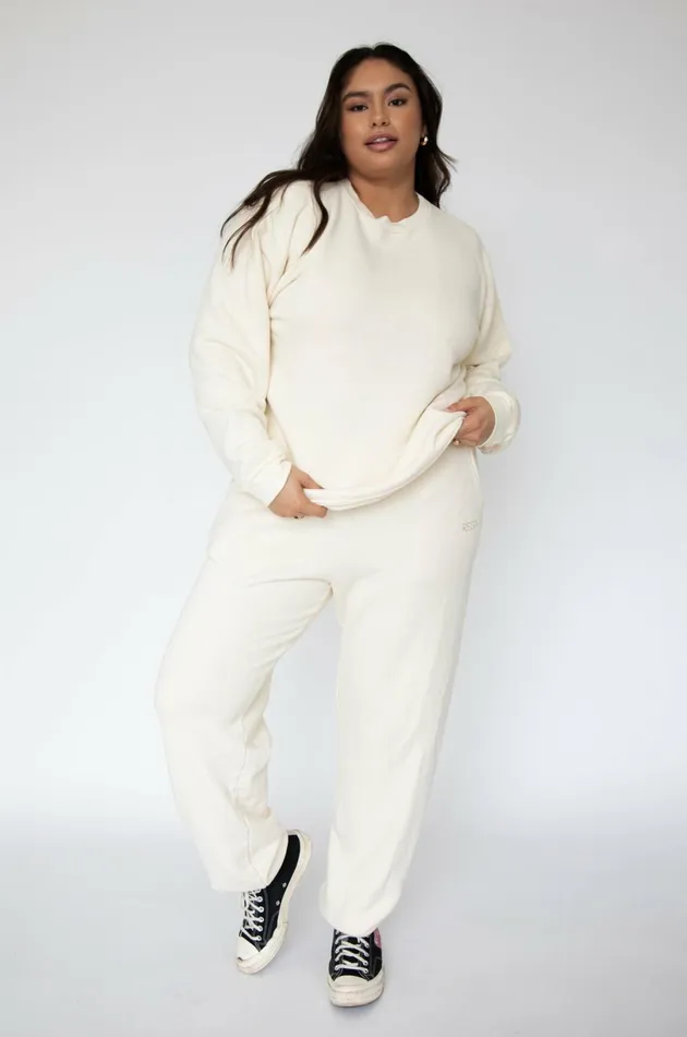 RESA Lounge Gunner Sweatshirt In Bone 8211 Women