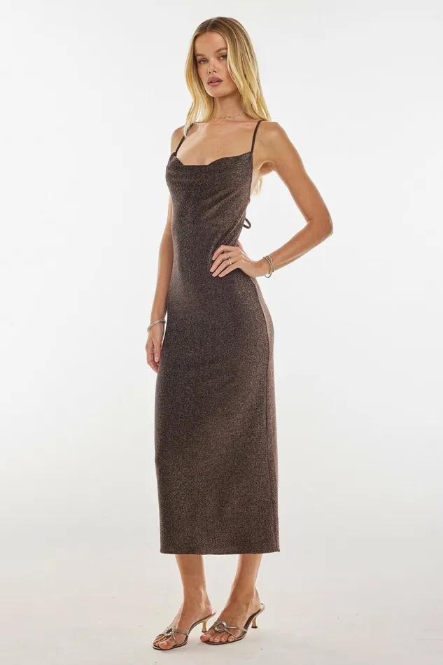 RESA Midi Dress Serena Dress In Bronze 8211 Women