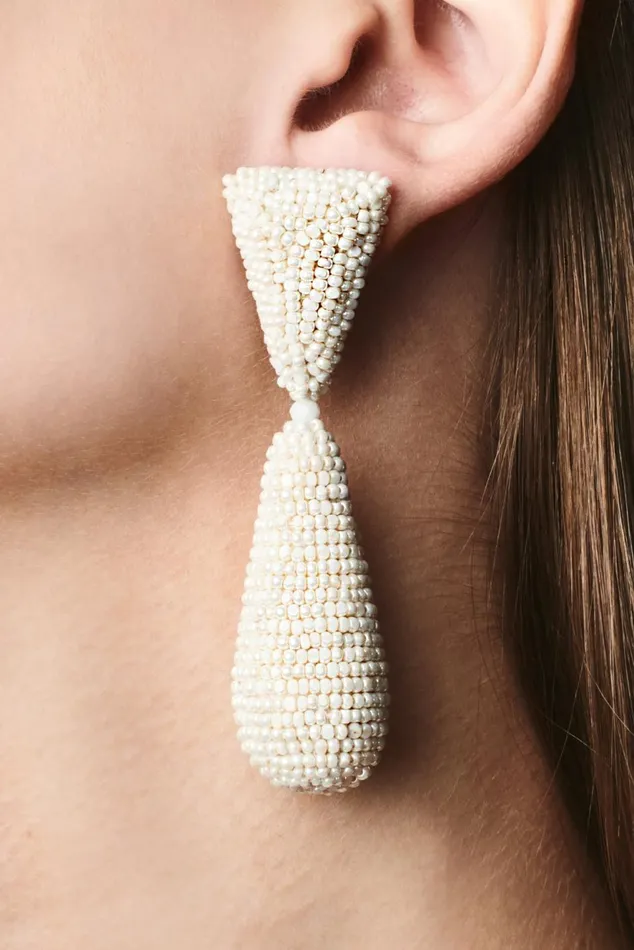 Rhea Earrings 8211 Smooth Beads Women Sachin and Babi Earrings