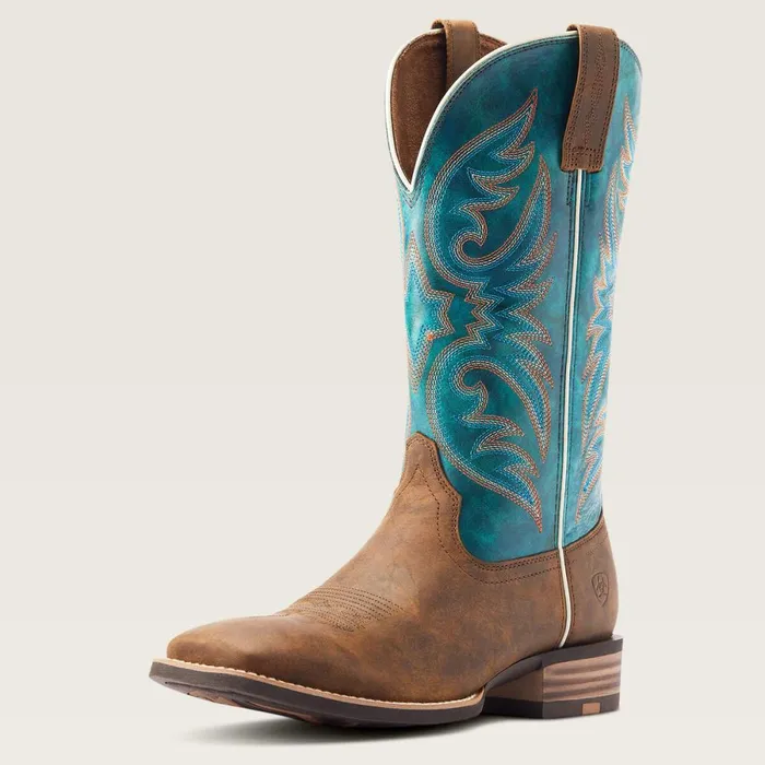 Ricochet Cowboy Boot Aged Tan Men Ariat Western Boots