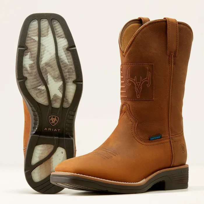 Ridgeback Country Waterproof Cowboy Boot Status Brown Men Ariat Western Boots