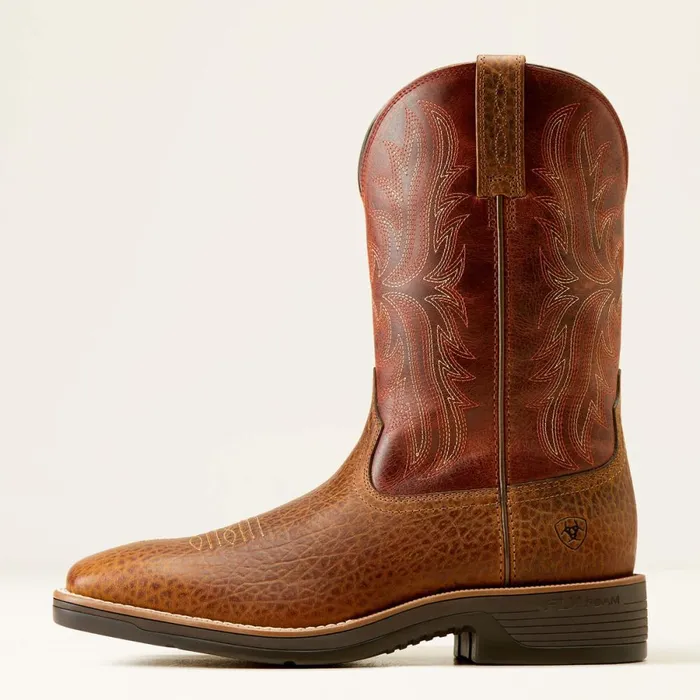 Ridgeback Cowboy Boot Tan Bull Embossorange Rust Men Ariat Western Boots Ridgeback Cowboy Boot Tan Bull Embossorange Rust Men Ariat Western Boots