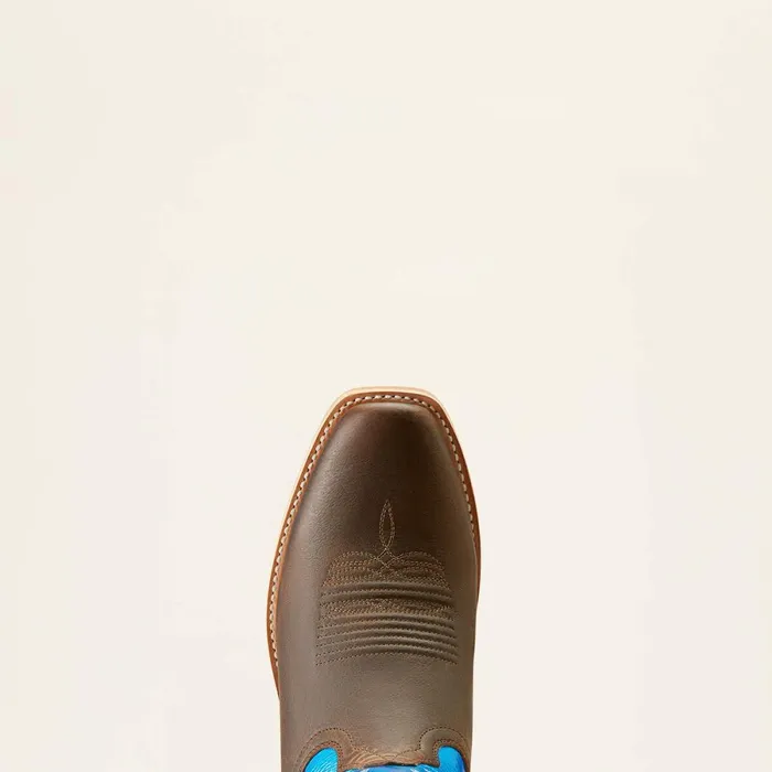 Ringer Cowboy Boot Tobacco Toffeebright Blue Patent Men Ariat Western Boots Ringer Cowboy Boot Tobacco Toffeebright Blue Patent Men Ariat Western Boots