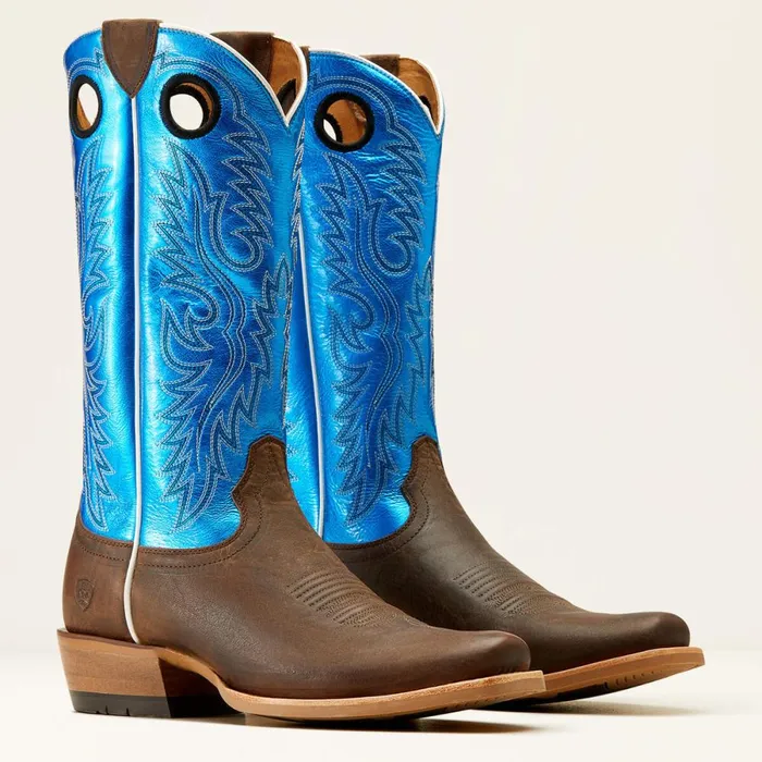 Ringer Cowboy Boot Tobacco Toffeebright Blue Patent Men Ariat Western Boots Ringer Cowboy Boot Tobacco Toffeebright Blue Patent Men Ariat Western Boots
