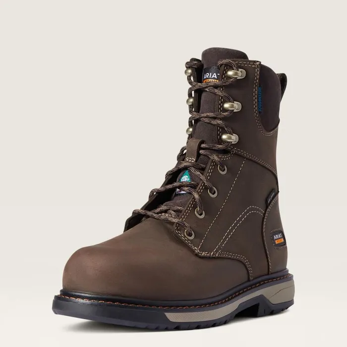 Riveter 8034 CSA Glacier Grip Waterproof 400g Composite Toe Work Boot Dark Brown Women Ariat Waterproof Boots