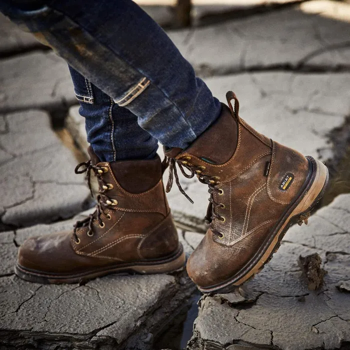 Riveter 8034 CSA Glacier Grip Waterproof 400g Composite Toe Work Boot Dark Brown Women Ariat Waterproof Boots Riveter 8034 CSA Glacier Grip Waterproof 400g Composite Toe Work Boot Dark Brown Women Ariat Waterproof Boots