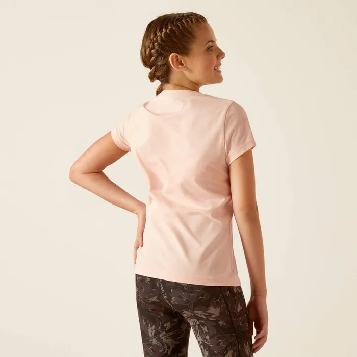 Roller Pony TShirt Blushing Rose Kids Ariat TShirts and Polos Roller Pony TShirt Blushing Rose Kids Ariat TShirts and Polos