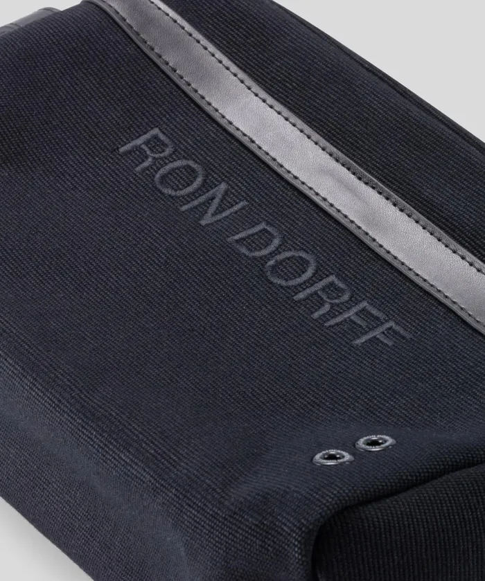Ron Dorff Canvas Toiletry Bag Black Men BOOK and ACCESSORIES