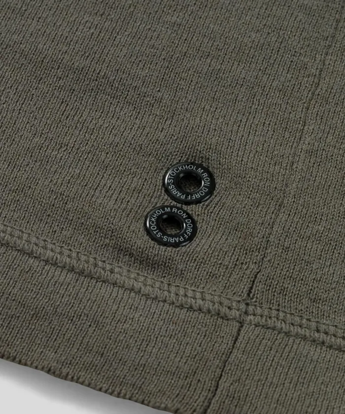 Ron Dorff Light CottonSilk Hoodie Sweater Army Green Men Cashmere and Knitwear Tops