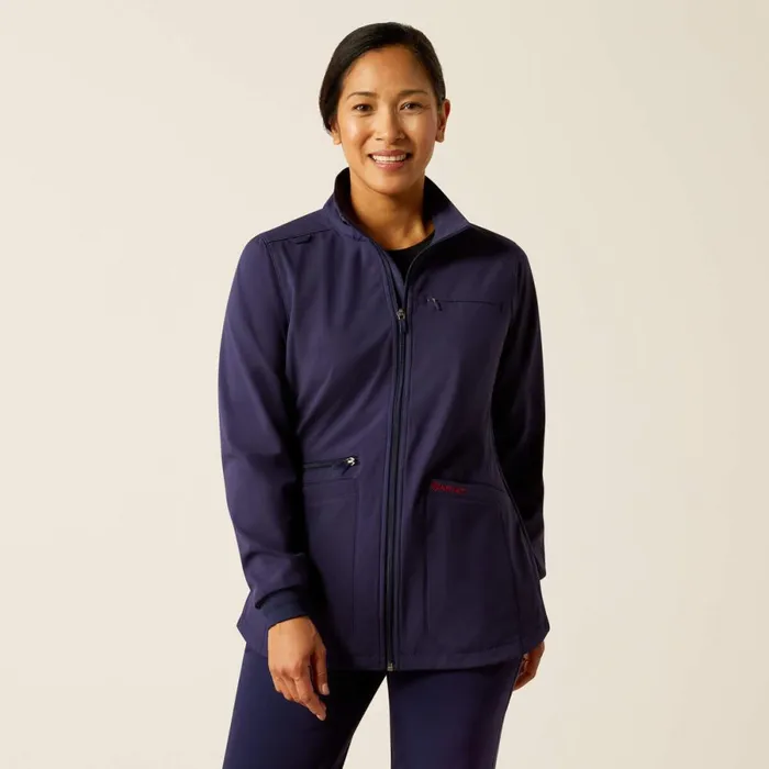 Rosalyn Utility Scrub Jacket Navy Women Ariat Scrubs