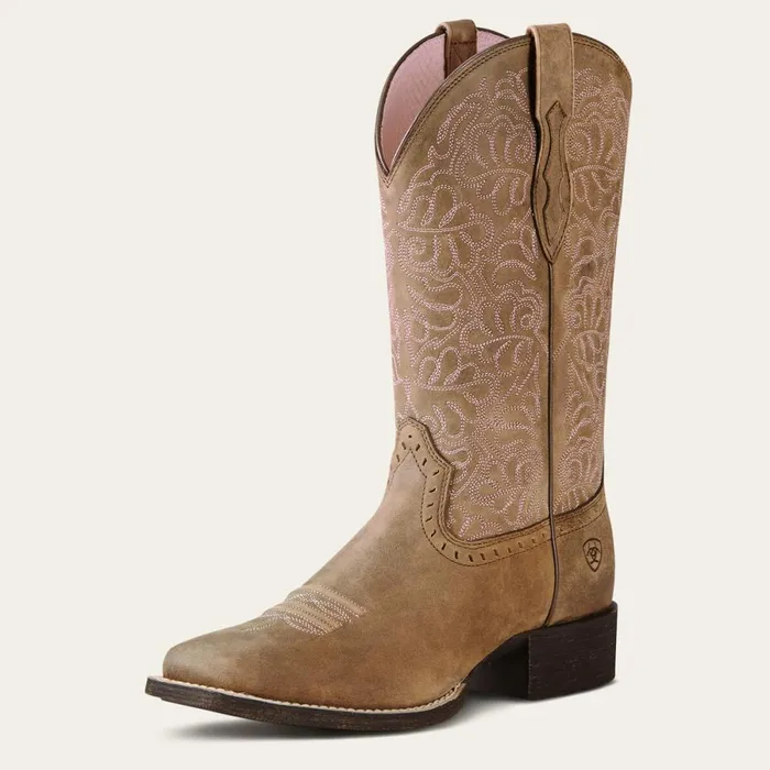 Round Up Remuda Western Boot Brown Bomber Women Ariat Western Boots