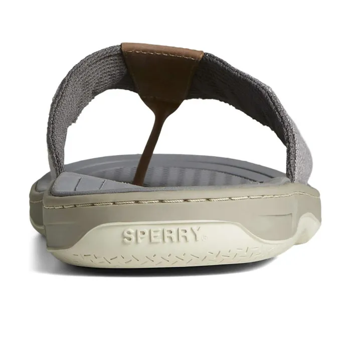 Sandals Men Sperry SeaCycled Baitfish Baja Flip Flop Grey