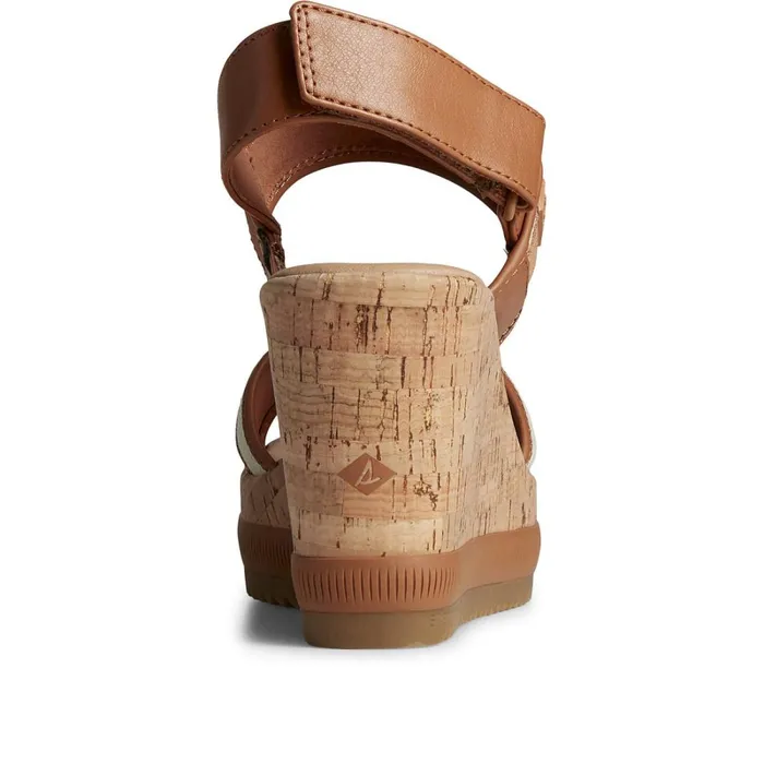 Sandals Women Sperry Kennedy Wedge Tan Sandals Women Sperry Kennedy Wedge Tan