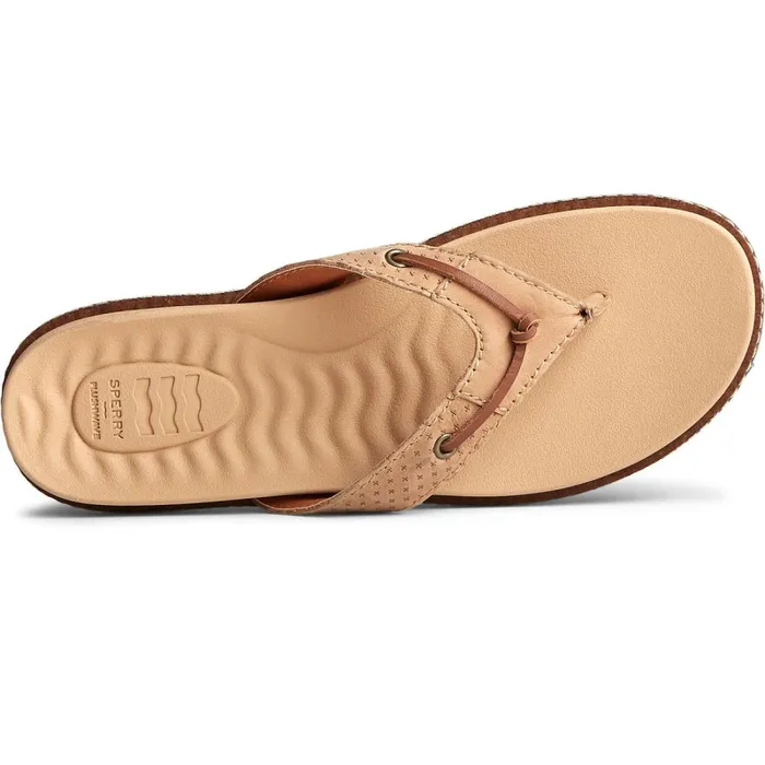 Sandals Women Sperry Waveside PLUSHWAVE Flip Flop Brown Sandals Women Sperry Waveside PLUSHWAVE Flip Flop Brown