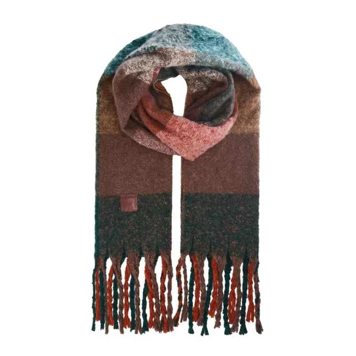 Scarves Women Moda In Pelle Asterscarf Green Textile