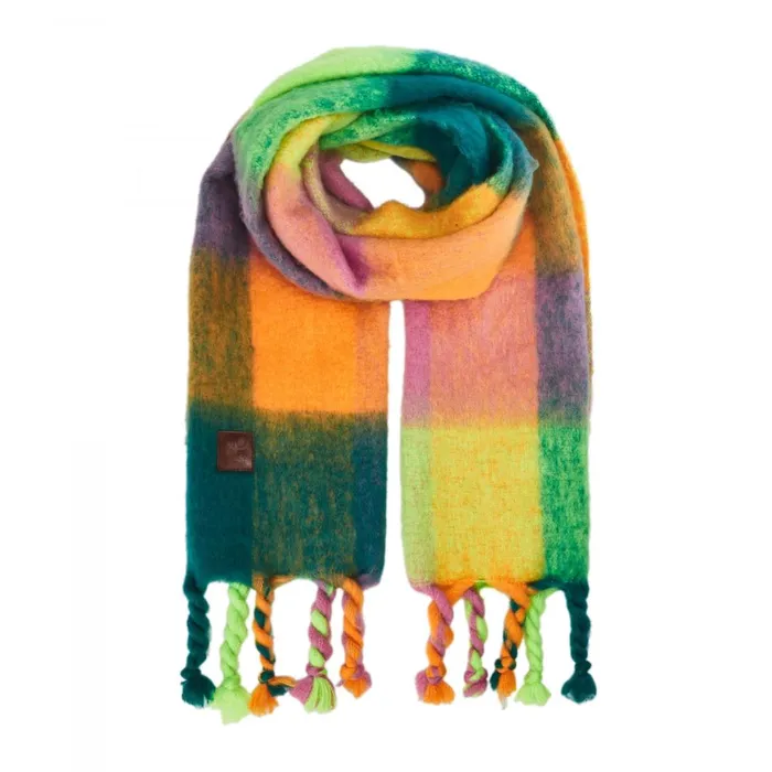 Scarves Women Moda In Pelle Jeylinascarf Multi Textile