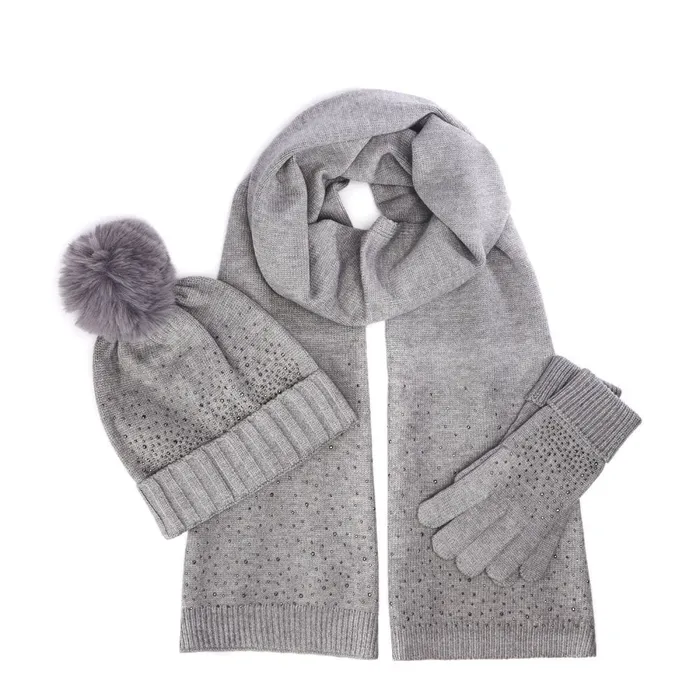 Scarves Women Moda In Pelle Praticioscarf Grey Textile Scarves Women Moda In Pelle Praticioscarf Grey Textile