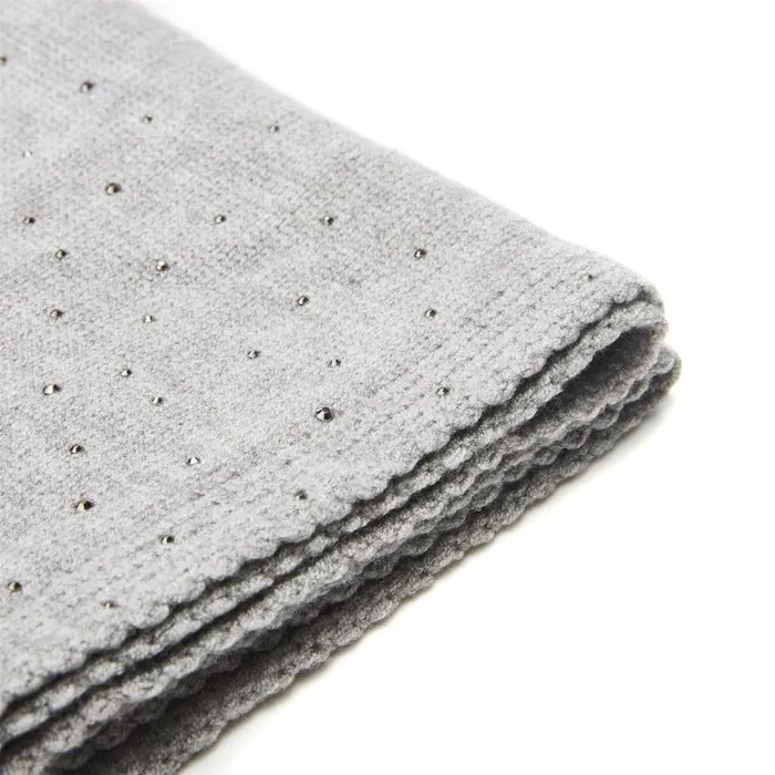 Scarves Women Moda In Pelle Praticioscarf Grey Textile Scarves Women Moda In Pelle Praticioscarf Grey Textile