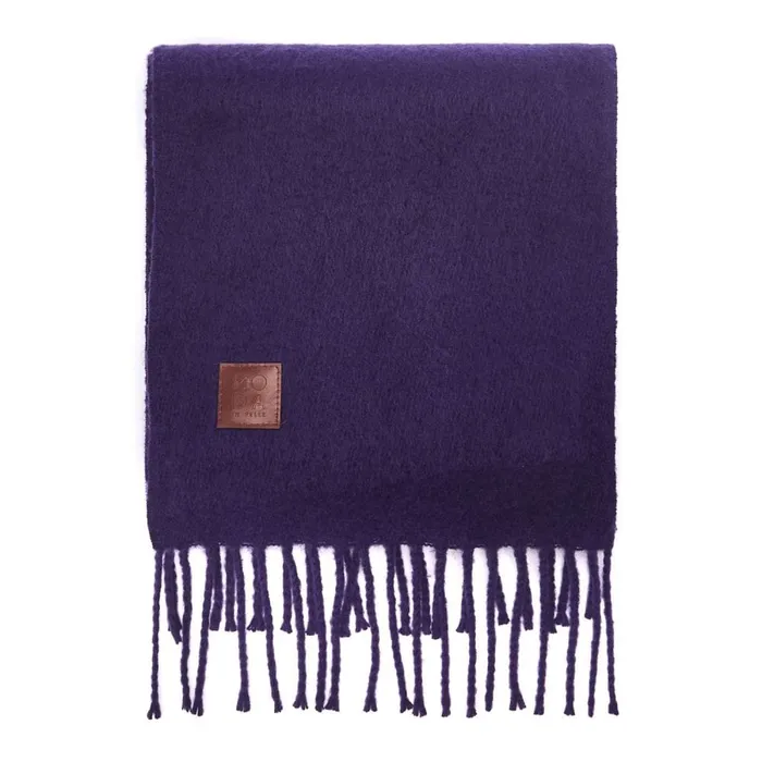 Scarves Women Moda In Pelle Sareyahscarf Purple Textile Scarves Women Moda In Pelle Sareyahscarf Purple Textile