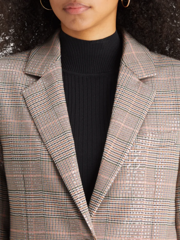 Sequin Prince Of Wales Check Boyfriend Single Breasted Blazer Sequin Prince Of Wales Women Scotch and Soda Blazers Sequin Prince Of Wales Check Boyfriend Single Breasted Blazer Sequin Prince Of Wales Women Scotch and Soda Blazers