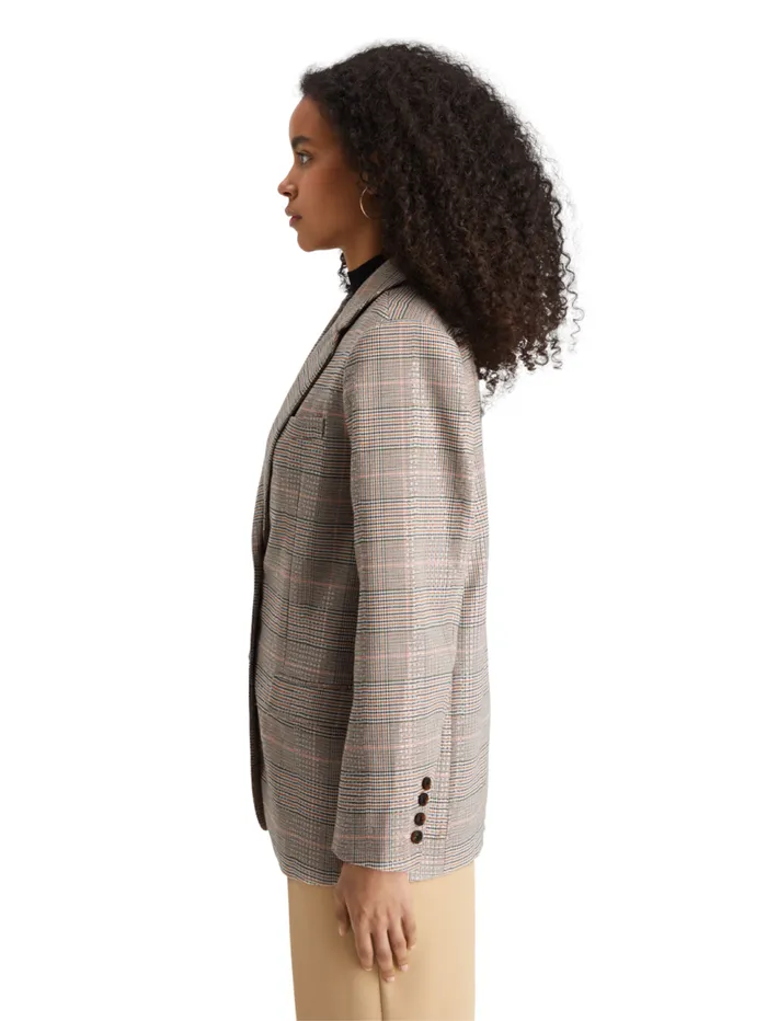 Sequin Prince Of Wales Check Boyfriend Single Breasted Blazer Sequin Prince Of Wales Women Scotch and Soda Blazers Sequin Prince Of Wales Check Boyfriend Single Breasted Blazer Sequin Prince Of Wales Women Scotch and Soda Blazers